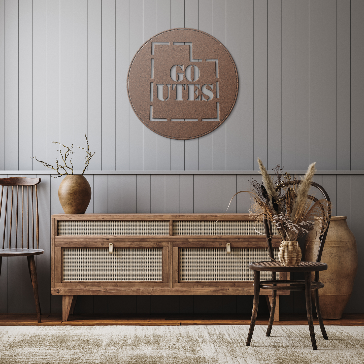 Go_Utes__Die-Cut_Metal__Gifts_for_BYU__Copper_Rustic_Hallway_Mockup.png