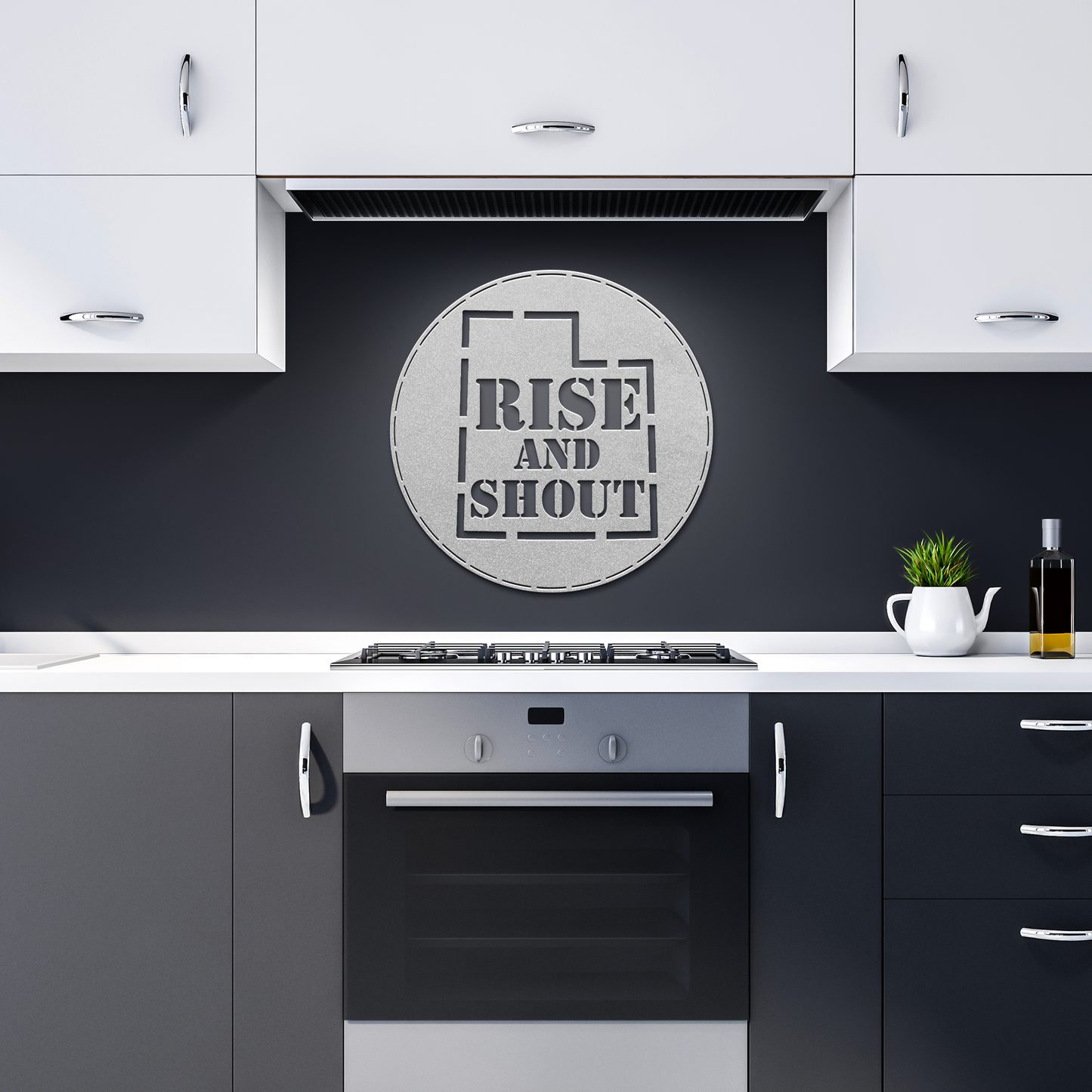 Rise_and_Shout_Sign__Die-Cut_Metal__BY_Silver_Dark_Kitchen_Mockup.png