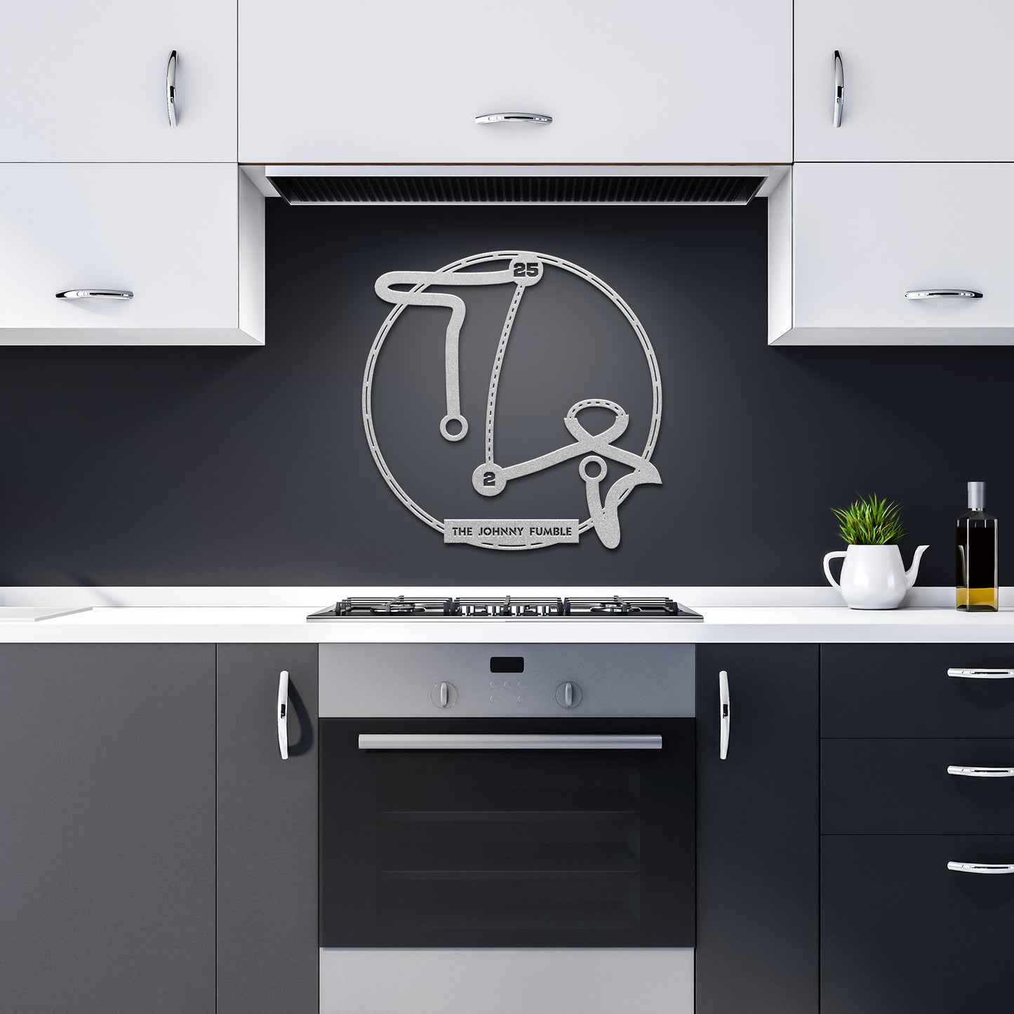 The Johnny Fumble | Die-Cut Metal | Gifts For Texas A&M Aggie Fans