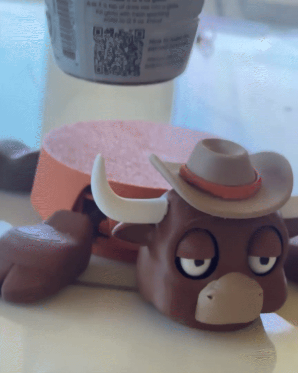 Funny Bevo coaster with popup eyes 